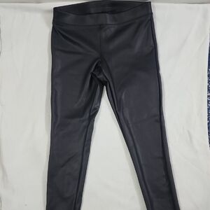 Express Black Faux Leather Leggings